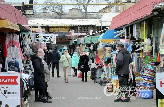 Одесский Новый базар, торговые ряды