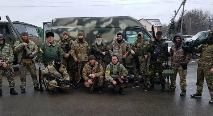 Чеченские батальоны имени Джохара Дудаева и шейха Мансура