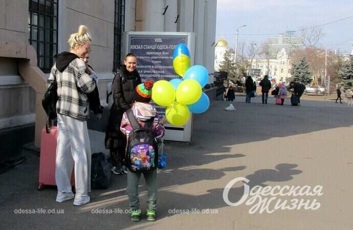 У вокзала в Одессе