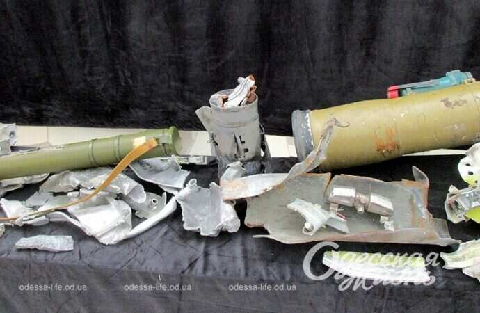 Обломки ракет