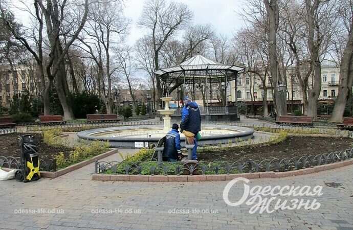 Фонтан в Горсаду расконсервировали