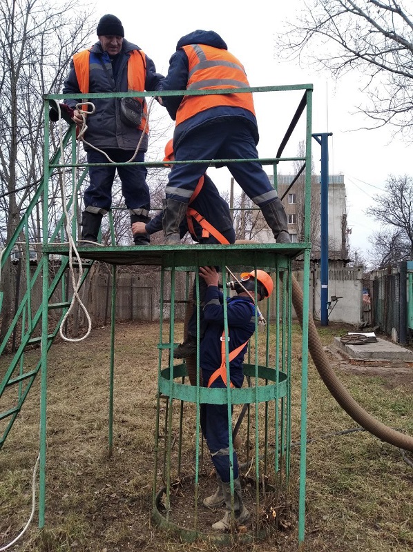 Одесские коммунальщики проводят учения