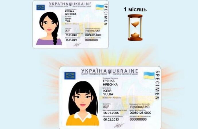 id карта паспорт украины