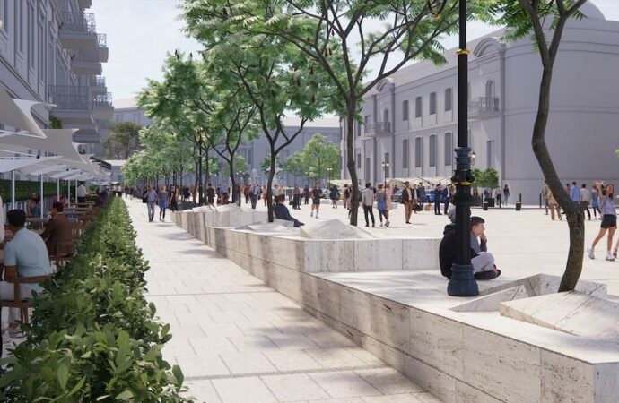 екатерининская площадь - визуализация