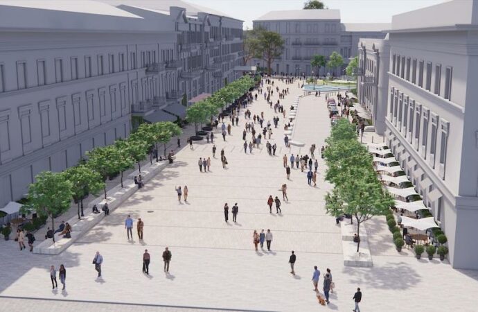 екатерининская площадь - визуализация