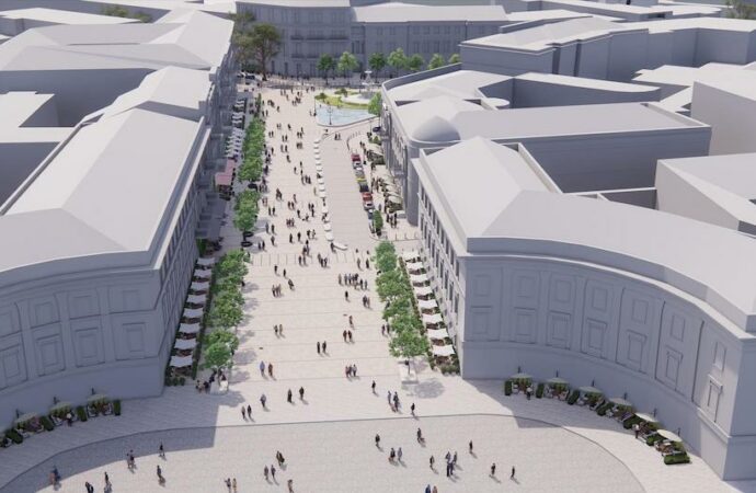 екатерининская площадь - визуализация