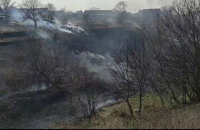 Местные жители чуть не сожгли село, примыкающее к Одессе (фото)