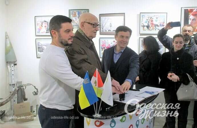 Гашение редкой марки в Одессе