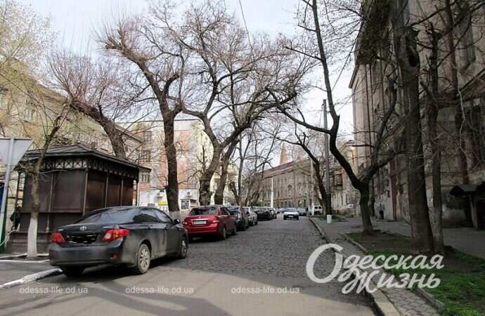 Переулок Топольского в Одессе, авто