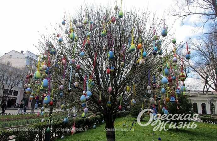 Пасхальное дерево в Одессе