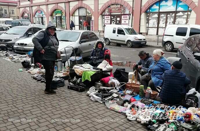 Уличная торговля в Одессе