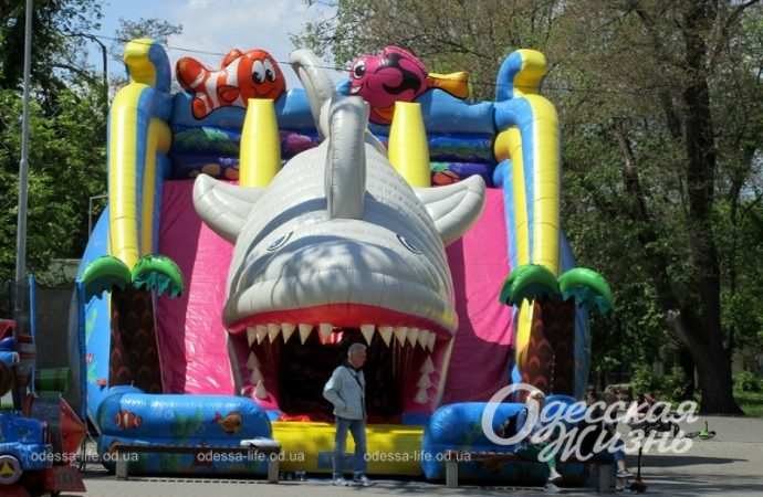 Одесский Преображенский парк, батут