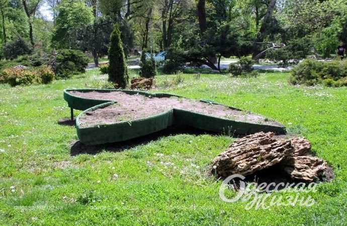 Одесский Преображенский парк, клумба