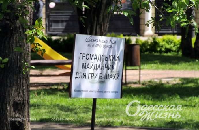 Площадка для игры в шахматы