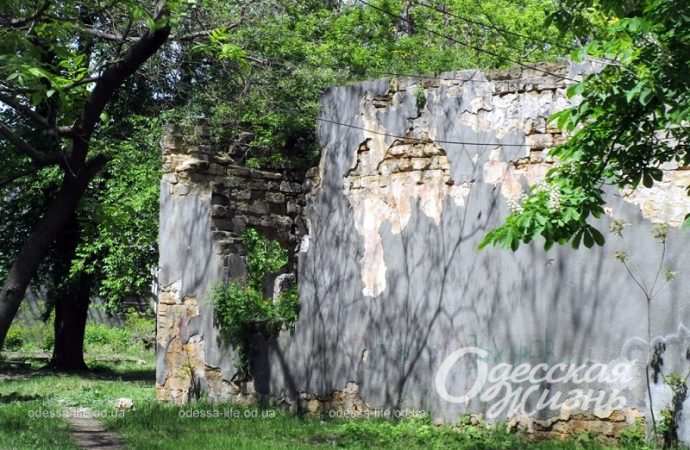 Одесский Преображенский парк, руины