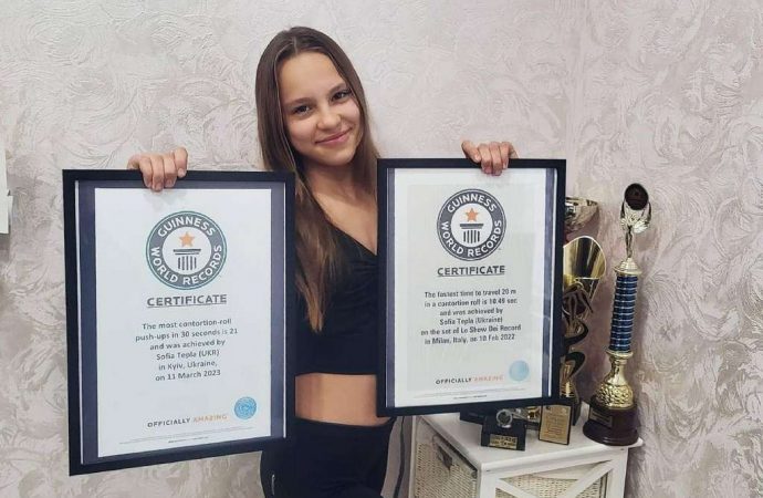 Девочка из Подольска во второй раз попала в Книгу рекордов Гиннеса