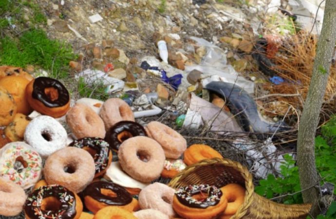 На Одещині міська рада викинула кілька тонн печива на смітник (фото)