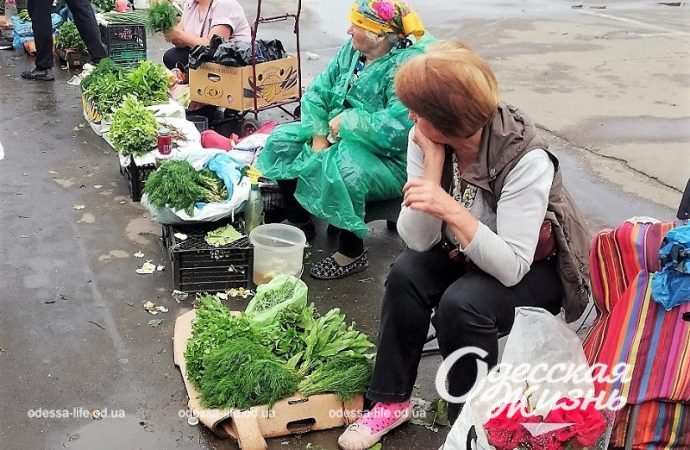 Торговля зеленью в Одессе