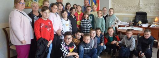 Ученикам Балтского лицея провели экскурсию в городском совете