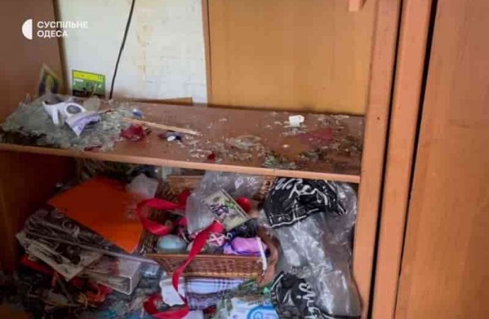 Последствия атаки дронами в Одессе7