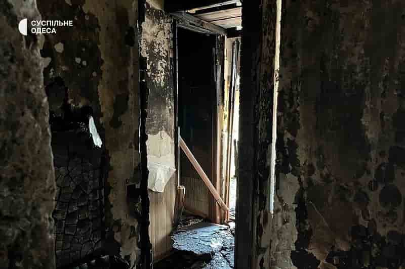 Одесская квартира после пожара