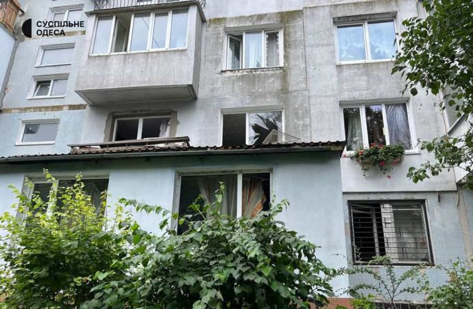 дом после атаки