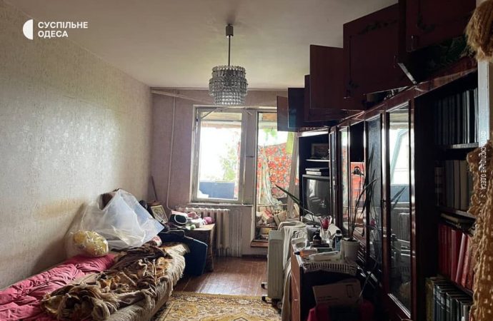 дом после атаки