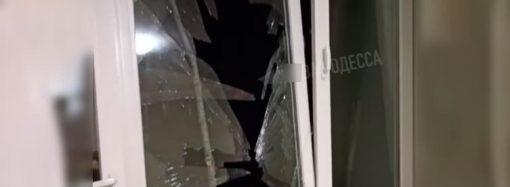 В Одессе дерево оставило многоэтажку без окон (видео)