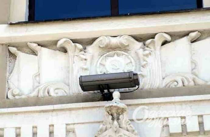 Символика на вокзале в Одессе