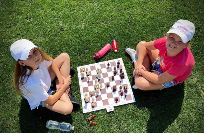 В Одессе дети играли в шахматы