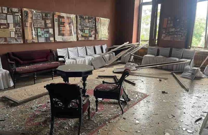 Одесский Дом ученых после ракетной атаки3