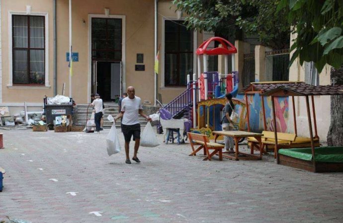 Исторический центр Одессы после обстрела9