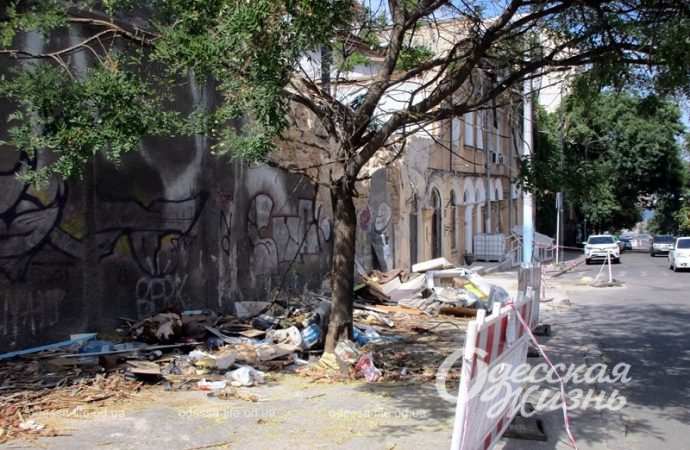 Одесский дом Чижевича после обстрела, август 2023