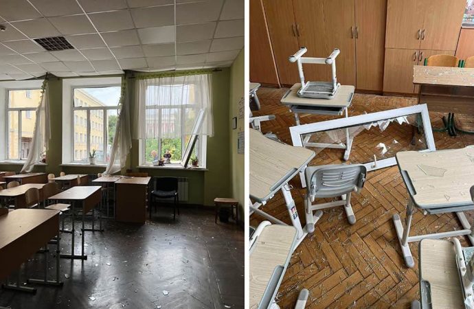 Руйнування школи Столярського