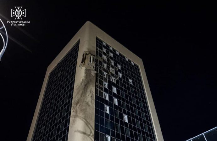 Наслідки обстрілу Києва