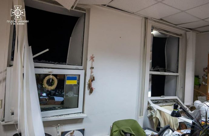 Наслідки обстрілу Києва