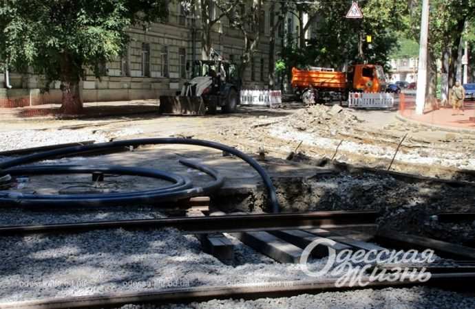 Ремонтные работы, рельсы