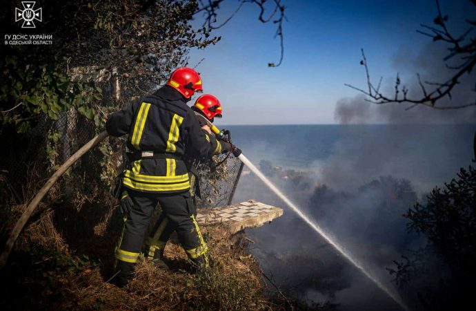 пожар в Черноморке