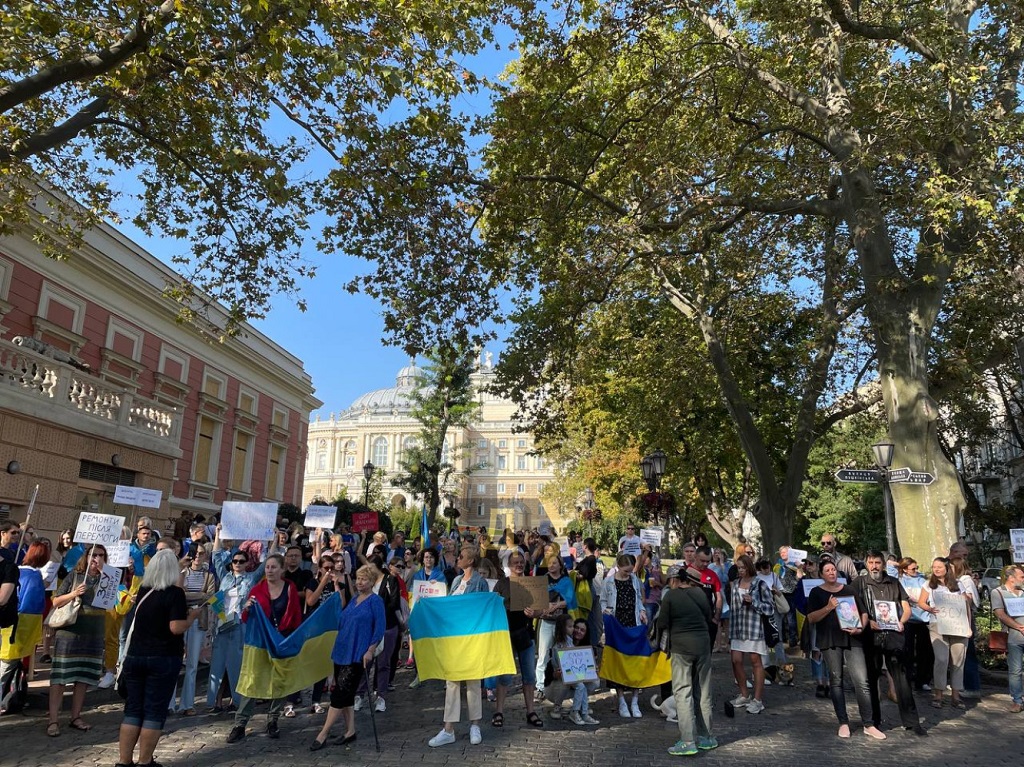 Акция протеста в Одессе 30 сентября 6