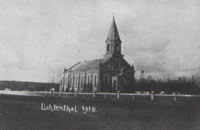 Лихтенталь 1910 рік. Нова церква
