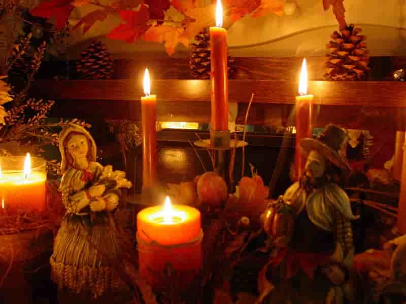 Свечи в день осеннего равноденствия
