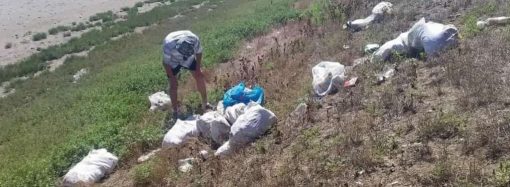 Жители Одесской области убрали горы мусора на территории Национального парка (фото)