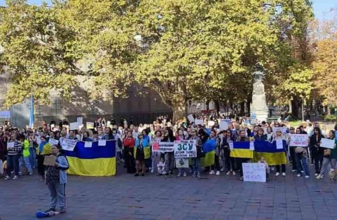 Акция протеста в Одессе 21 октября 2023-4