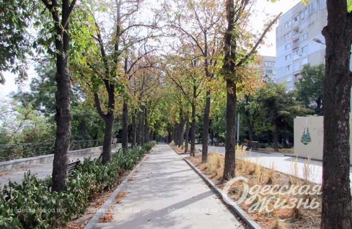 Одесса в октябре, бульвар