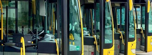 В Одессу приехал первый немецкий автобус-великан: как он выглядят (видео)