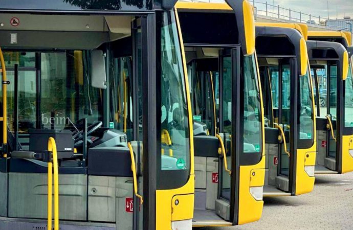 В Одесі виникли проблеми із довгими німецькими автобусами