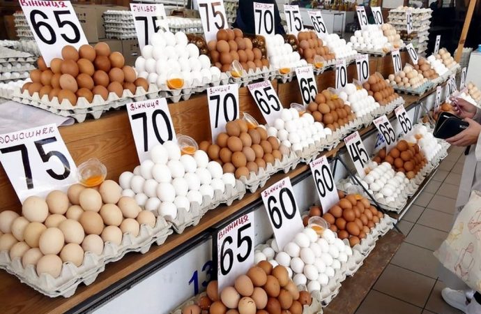 ціни на яйця в Україні