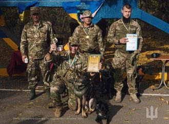 Четвероногие друзья одесских терробороновцев стали лучшими в Украине: подробности