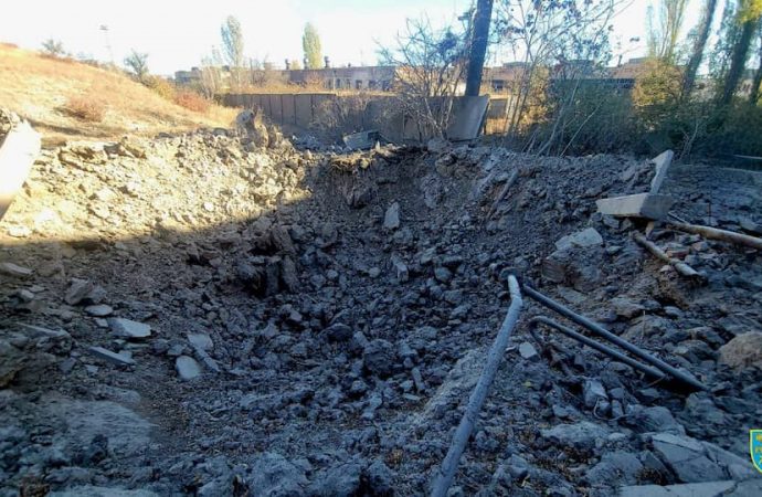 судноремонтний завод після обстрілу