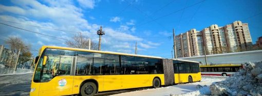 В Одессе новые автобусы-великаны пустят по временным маршрутам: подробности
